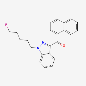Chemical structure of THJ2201 (exempt preparation)