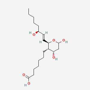 Chemical structure of Thromboxane B1