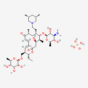Chemical structure of Tilmicosin Phosphate