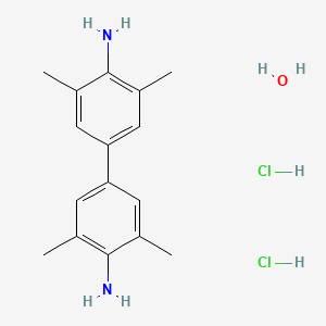 Chemical structure of TMB (hydrochloride hydrate)