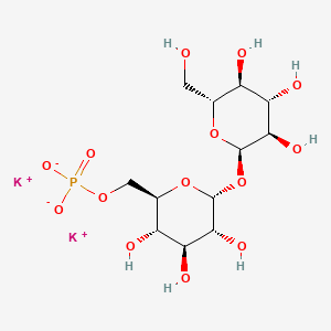 Chemical structure of Trehalose 6-phosphate (potassium salt)