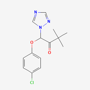 Chemical structure of Triadimefon