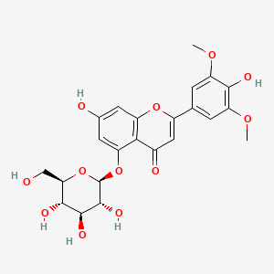 Chemical structure of Tricin 5-glucoside