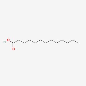 Chemical structure of Tridecanoic Acid