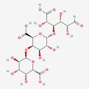 Chemical structure of Trigalacturonic Acid