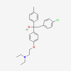 Chemical structure of Triparanol