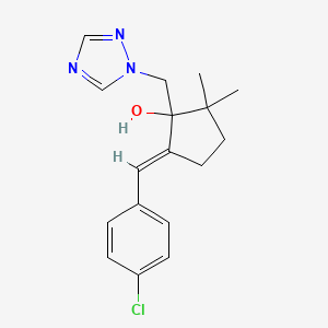 Chemical structure of Triticonazole