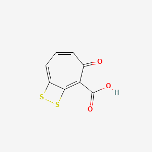 Chemical structure of Tropodithietic Acid