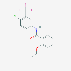 Chemical structure of TTK21