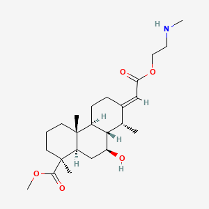 Chemical structure of U-46619 Glycine methyl ester