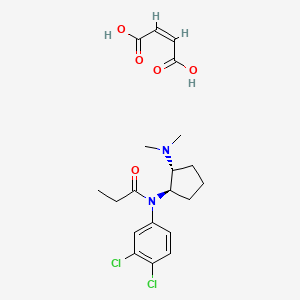 Chemical structure of U-48753E (maleate)