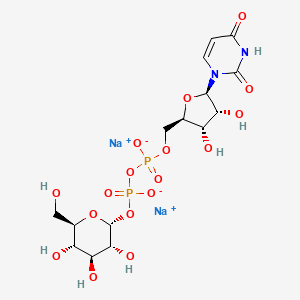 Chemical structure of UDP-α-D-Glucose (sodium salt)