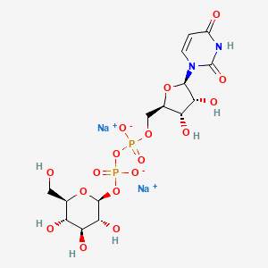 Chemical structure of UDP-β-D-Glucose (sodium salt)