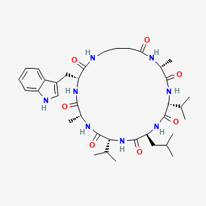 Chemical structure of Unguisin B