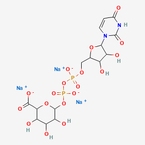 Chemical structure of Uridine-5'-diphosphoglucuronic Acid (sodium salt)