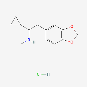 Chemical structure of UWA-101 (hydrochloride)