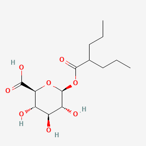 Chemical structure of Valproic Acid Acyl-D-Glucuronide