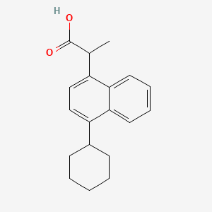 Chemical structure of Vedaprofen