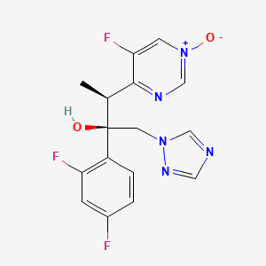 Chemical structure of Voriconazole N-oxide