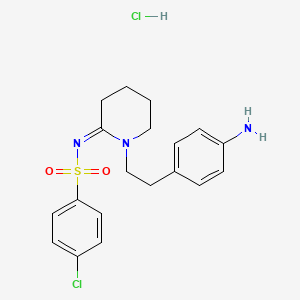 Chemical structure of W-19 (hydrochloride)