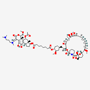 Chemical structure of Wortmannin-Rapamycin Conjugate