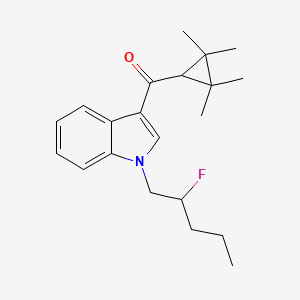 Chemical structure of XLR11 N-(2-fluoropentyl) isomer