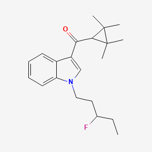 Chemical structure of XLR11 N-(3-fluoropentyl) isomer
