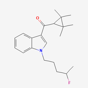 Chemical structure of XLR11 N-(4-fluoropentyl) isomer