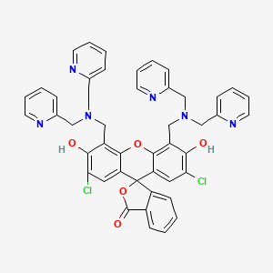 Chemical structure of Zinpyr-1