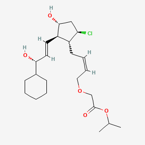 Chemical structure of ZK118182 isopropyl ester