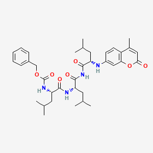 Chemical structure of Z-LLL-AMC