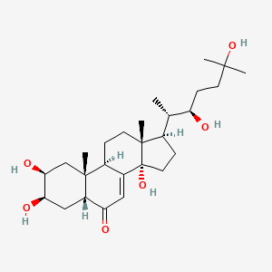 Chemical structure of Ecdysone