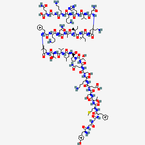 Chemical structure of β-Endorphin (rat)