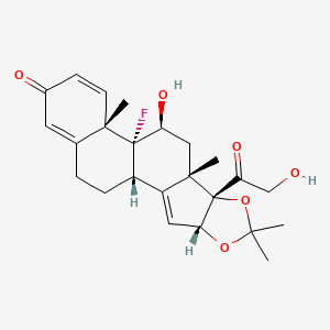 Chemical structure of δ14-Triamcinolone acetonide