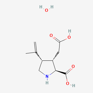 Chemical structure of Kainic acid monohydrate