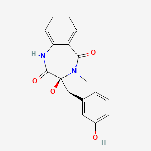 Chemical structure of (-)-Cyclopenol