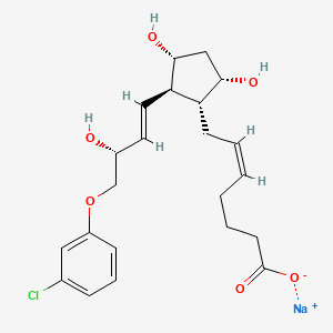 Chemical structure of Cloprostenol Sodium