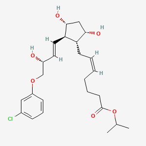 Chemical structure of Isopropyl Cloprostenate