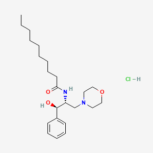 Chemical structure of d-threo-PDMP