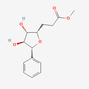 Chemical structure of (+)-Goniothalesdiol