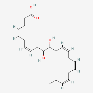 Chemical structure of (±)10(11)-DiHDPA