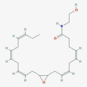 Chemical structure of (±)10(11)-EDP Ethanolamide