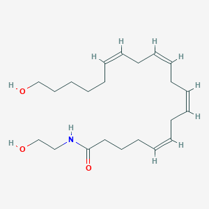Chemical structure of (±)11(12)-EET Ethanolamide
