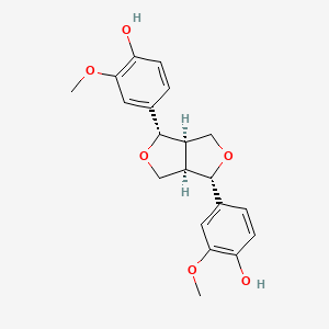 Chemical structure of (+)-Pinoresinol