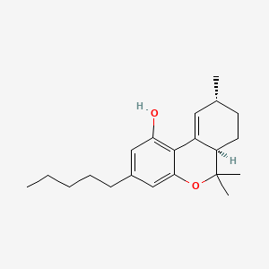 Chemical structure of (6aR,9R)-δ10-THC