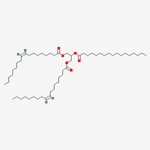 Chemical structure of 1,3-Dioleoyl-2-Heptadecanoyl-rac-glycerol