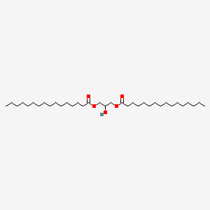 Chemical structure of 1,3-Dipalmitin