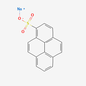 Chemical structure of Sodium pyrene-1-sulphonate