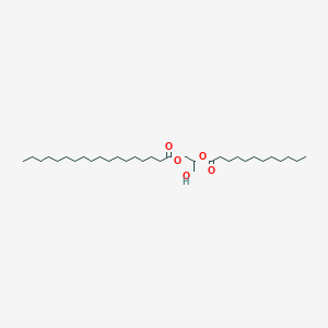 Chemical structure of 1-Stearoyl-2-Lauroyl-rac-glycerol