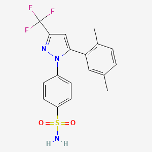 Chemical structure of 2,5-Dimethylcelecoxib